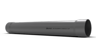 PVC Pressure Pipe 75mm PNT9 Solvent Socketed