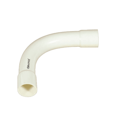 PVC 20mm Conduit Bend White