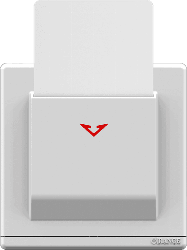 ODESSA 25Amp. 250V Electronic Key Card Switch White
