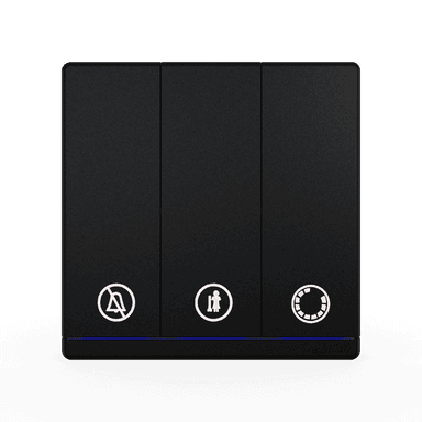 ODESSA 10AX 250V DND Indoor Switch Pearl Black