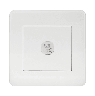 SCINTILLA 1Gang 13Amp. Fused Unit White with White Surround