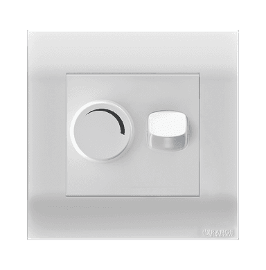 AKOYA 400Watt Light Dimmer Controller with Switch White with White Surround