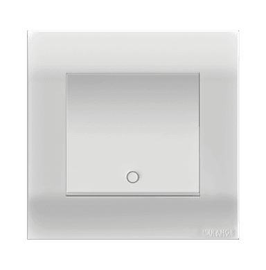 AKOYA 20Amp. Double Pole Switch White with White Surround