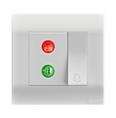 AKOYA 10AX DND Outdoor Switch White with White Surround