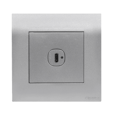 AKOYA 2.1Amp. 1Gang Type-C USB Charger Outlet S/Matte with S/Matte Surround