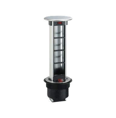 SPARTA Empty 8 Module Desktop Vertical Pop-Up 94mm (Diameter) IP54 - without modules