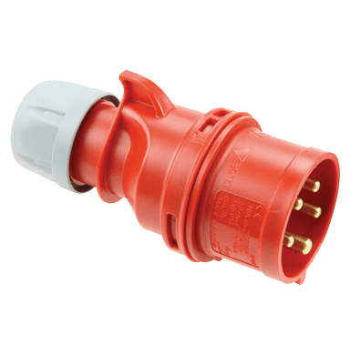 ATLANTIS CEE Series 16Amp. 230V IP44 3P+N Plug 50/60Hz - 9h