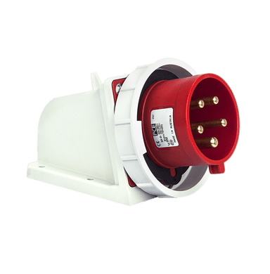 ATLANTIS CEE Series 32Amp. 230V IP67 3P+N+E Wall Mounted Plug 50/60Hz - 9h