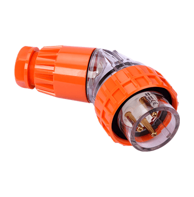 ATLANTIS 56Series 20Amp. 250V IP66 3Pole Angled Plug