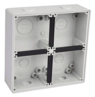 ATLANTIS 56Series 4Gang  Enclosure 198X198X63mm