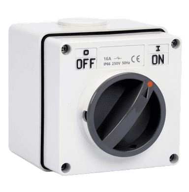 ATLANTIS 56Series 16Amp.250V IP65 1Pole Surface Mounted Rotary Switch