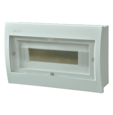 18Way Sunk-Mounting Distribution Box (with Screw type Terminals) White