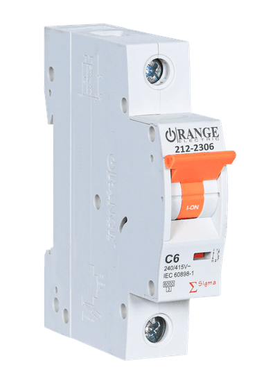 SIGMA 6Amp. 1Pole, Type C, 240/415V, 6kA MCB