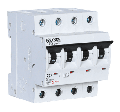 SIGMA 63Amp. 4Pole, Type C, 415V, 10kA MCB