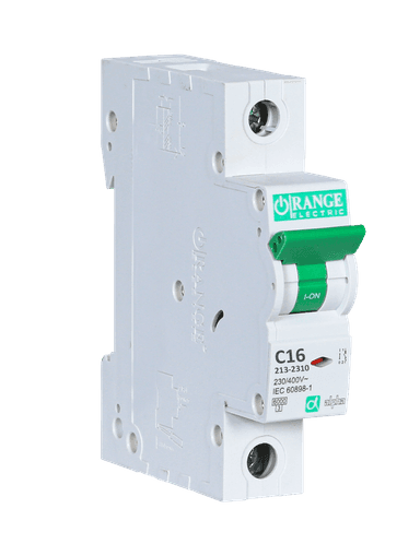 ALPHA 16Amp. 1Pole, Type C, 230/400V, 6kA MCB