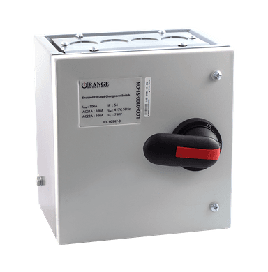 Changeover Switch 63Amp. with Enclosure - On Load