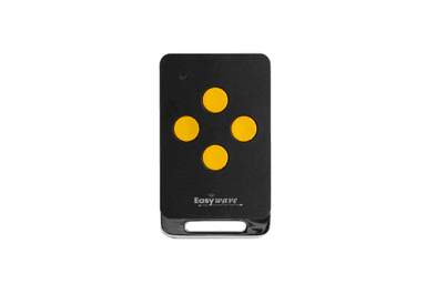 Qbus Wireless Easywave hand transmitter 4 buttons, metal bracket