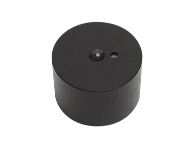 Black motion & Light sensor in black metal housing for surface mounting
