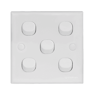 CLASSIC 10Amp. 5Gang 2Way Switch