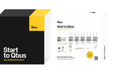 Start to Qbus Pack (1xCTD10 with Ethernet, 3xREL04SA, 1xDIM02SA)