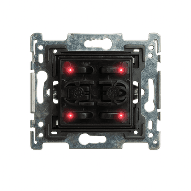 Switch-Thermostat 4 buttons Niko RGB without finishing set.
