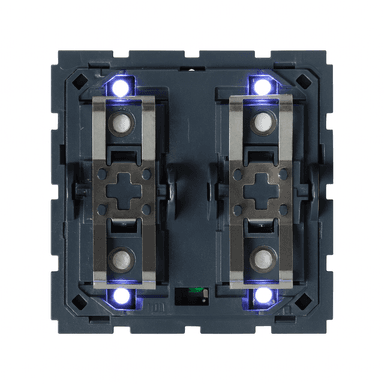 Switch-Thermostat 1 to 4 buttons (2 modules) BTicino Light Now RGB without finishing set